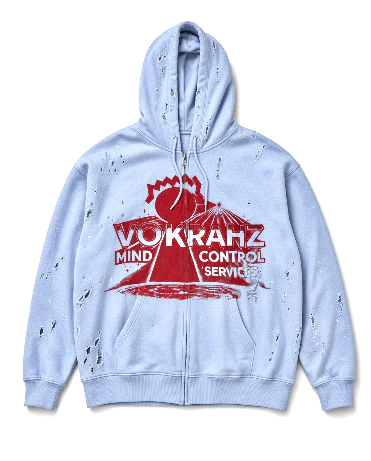 1/1 BLUE/RED MCS HOODIE